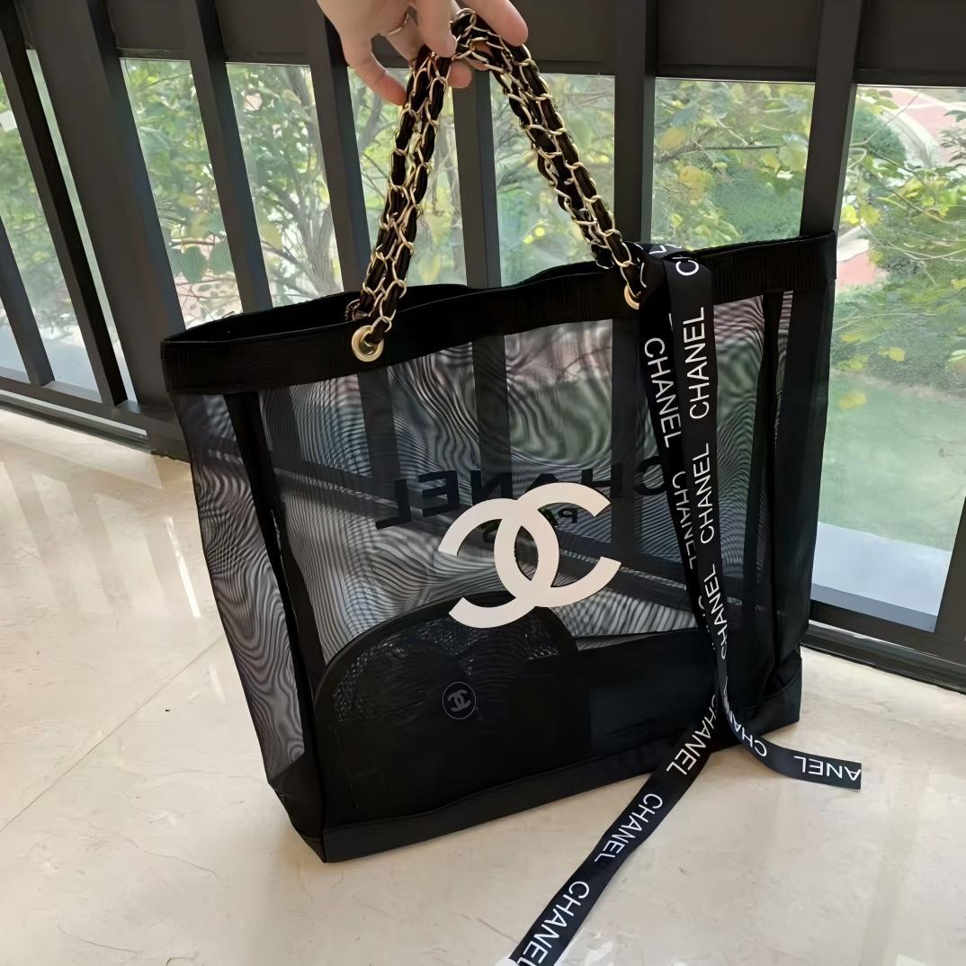 メッシュトートバッグ＆ポーチセット ノベルティ