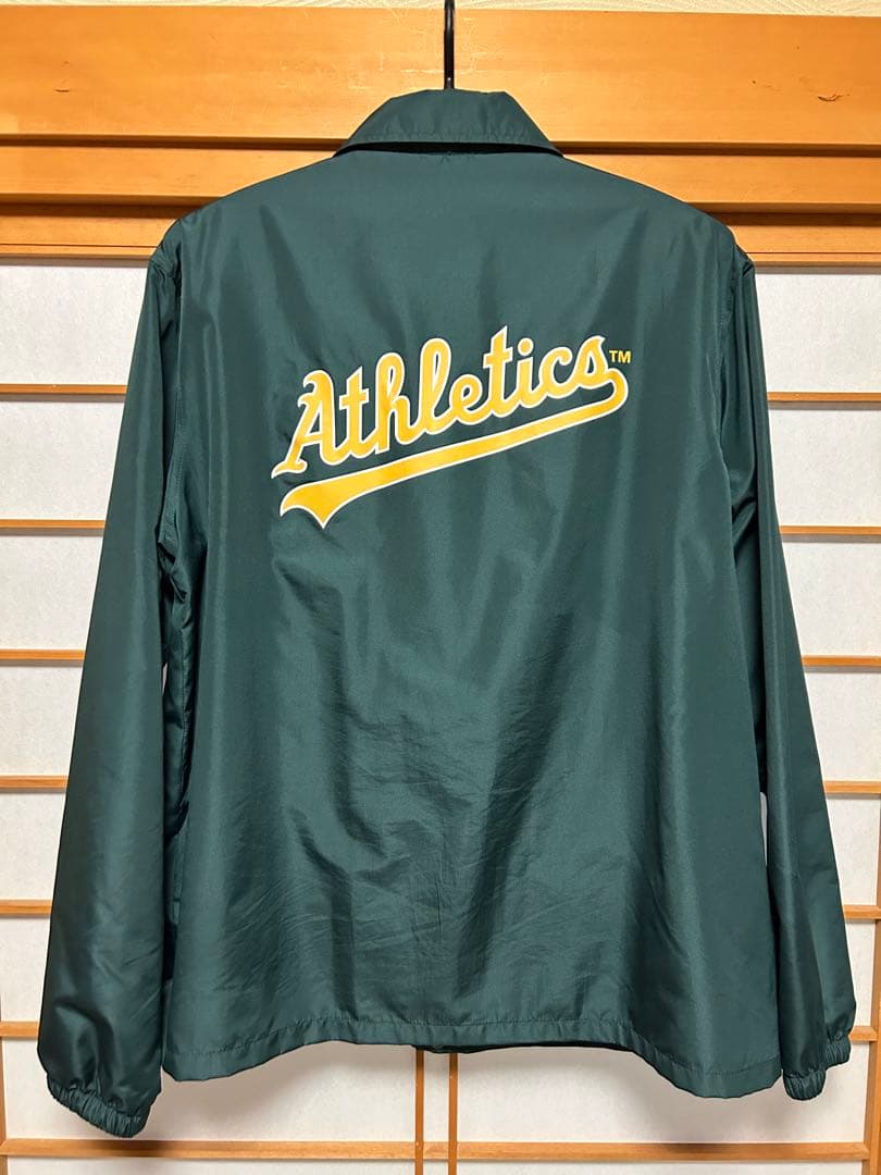Athletics A's ジャケット ダークグリーン