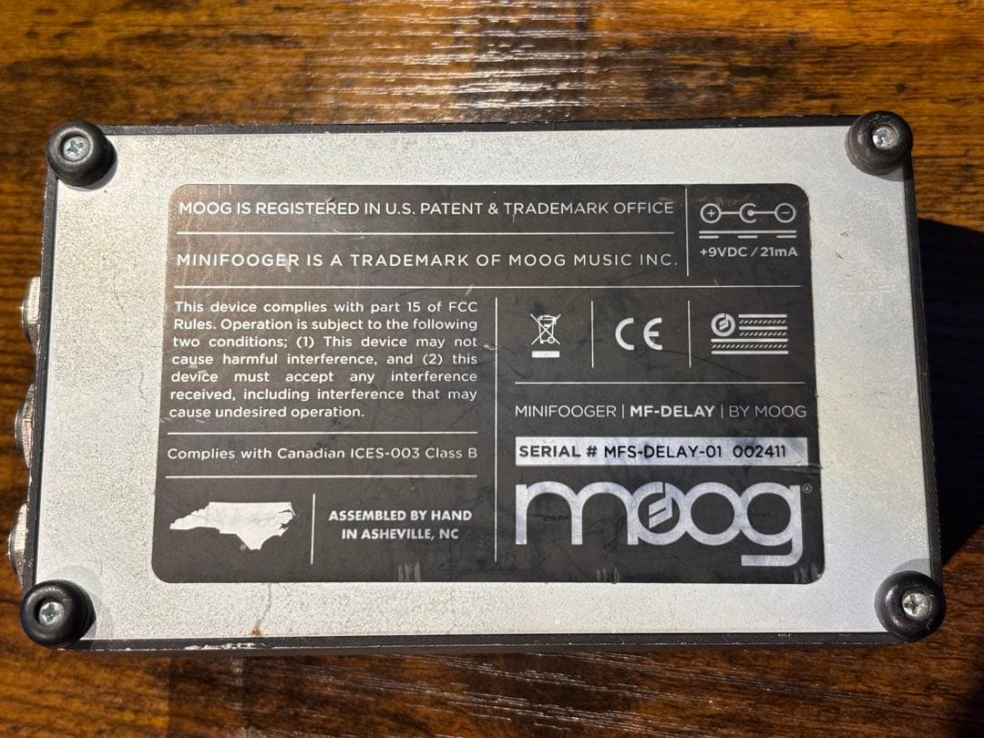 ギター Moog MF Delay Minifooger