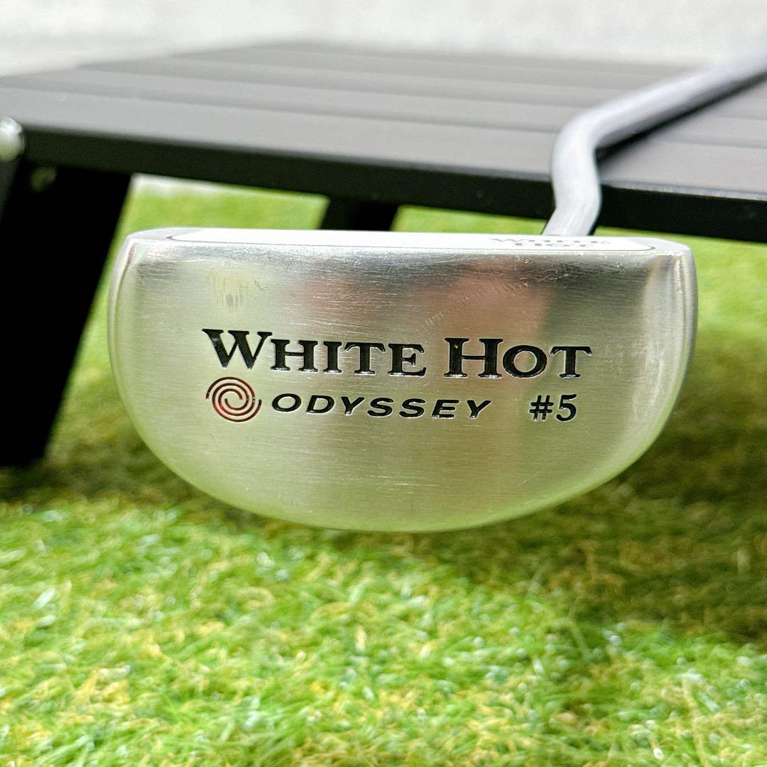 【名器】 ODYSSEY WHITE HOT #5 パター 【K638】