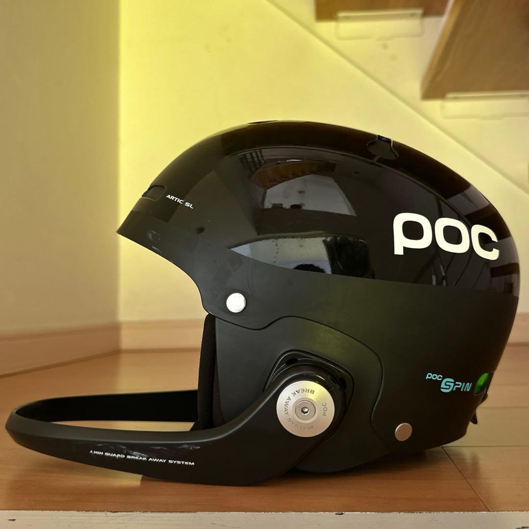 POC アルペンスキー　SL用ヘルメット 黒　51-54センチ(XS)