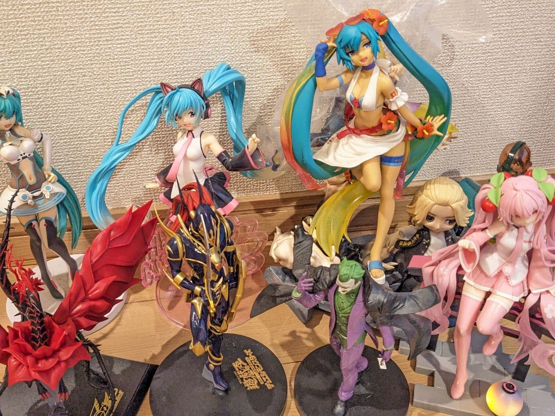 初音ミク　桜ミク　遊戯王　フィギュア　まとめ売り　ジャンク　セット　中古品