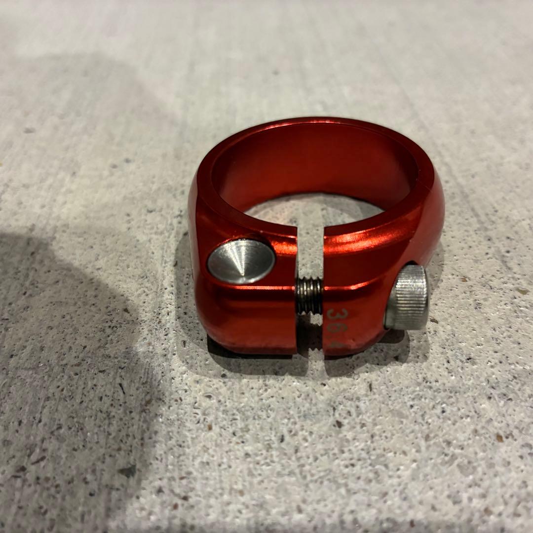 salsa シートクランプ36.4mm blue lug