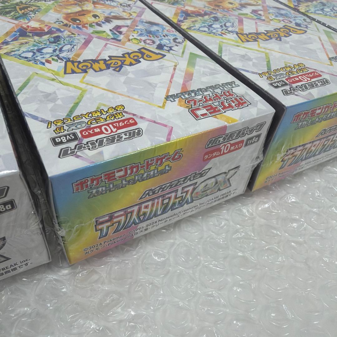テラスタルフェスex　BOX シュリンク付き　x4セット ポケモンカード