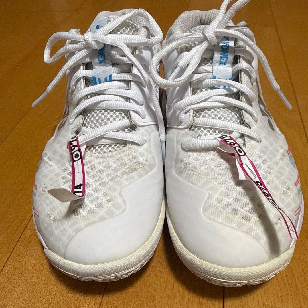 YONEX バドミントンシューズ ホワイト24cm
