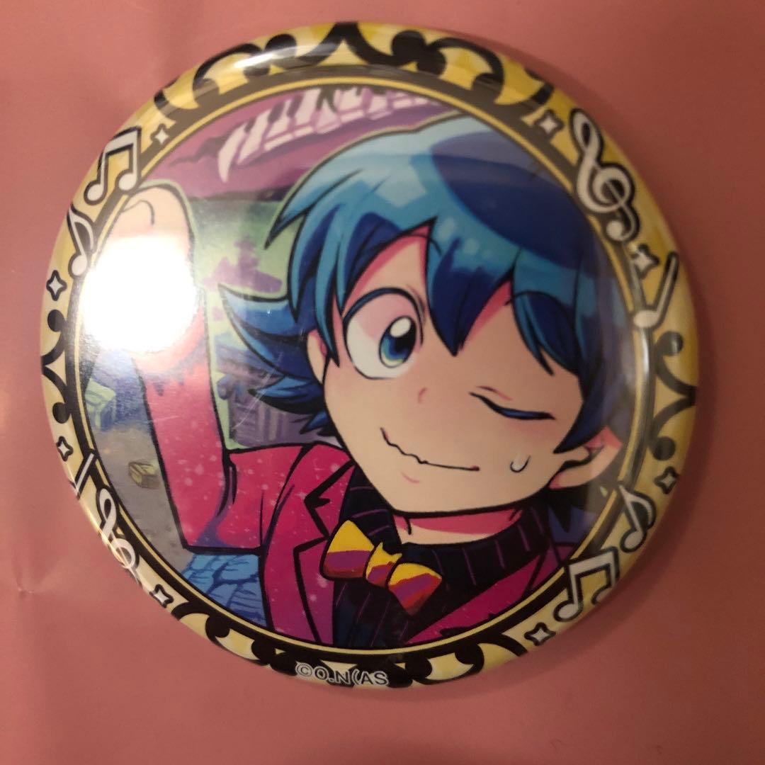 鈴木入間　缶バッジ 魔入りました！入間くん カラ鉄 カラオケの鉄人