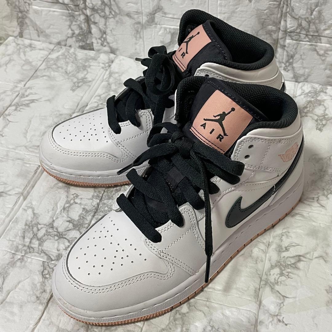 NIKE ナイキ AIR JORDAN1 MID(GS) スニーカー　22.5
