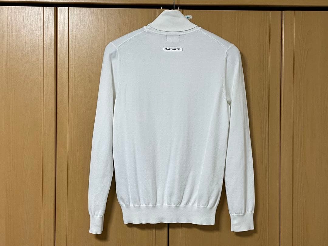 【美品】現行モデル パーリーゲイツニット タートルネック サイズ4 （M）白