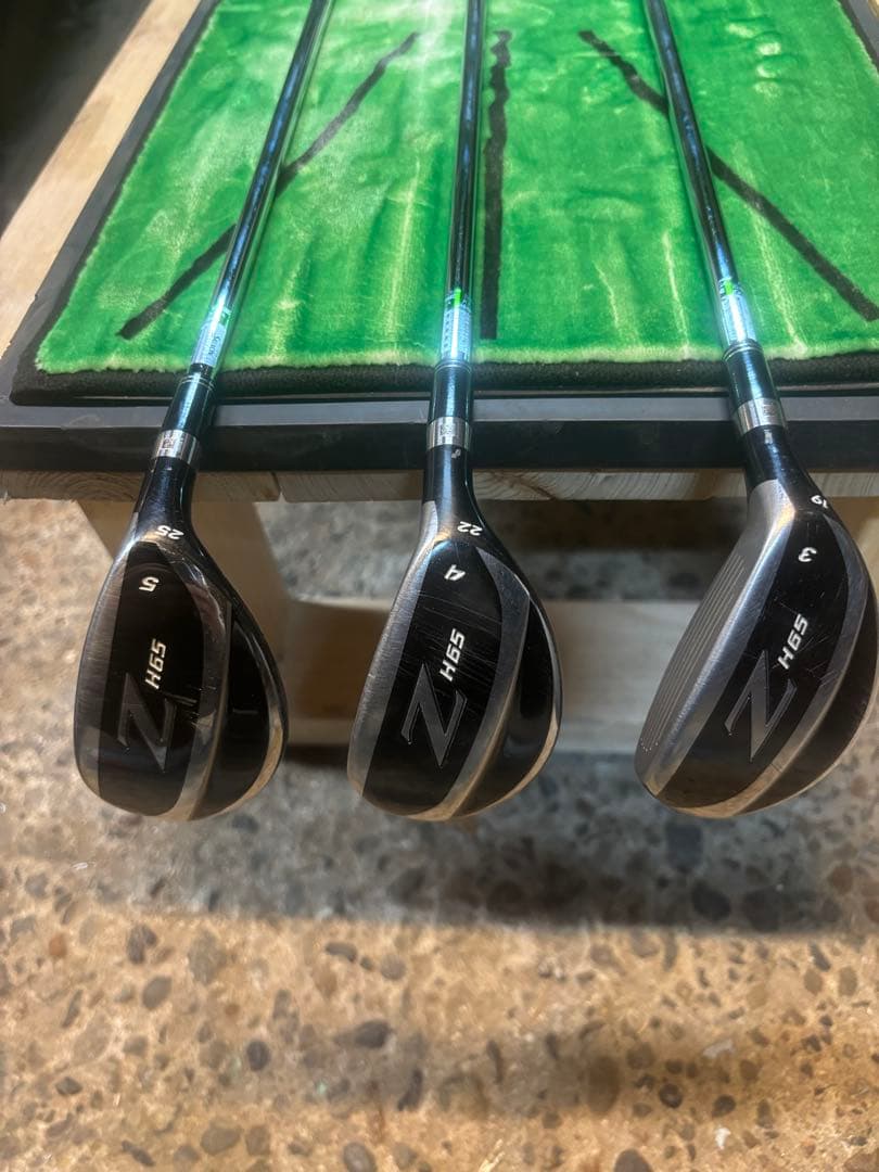 スリクソン ZH65ユーティリティ 純正スチール 3u.4u.5u 3本セット