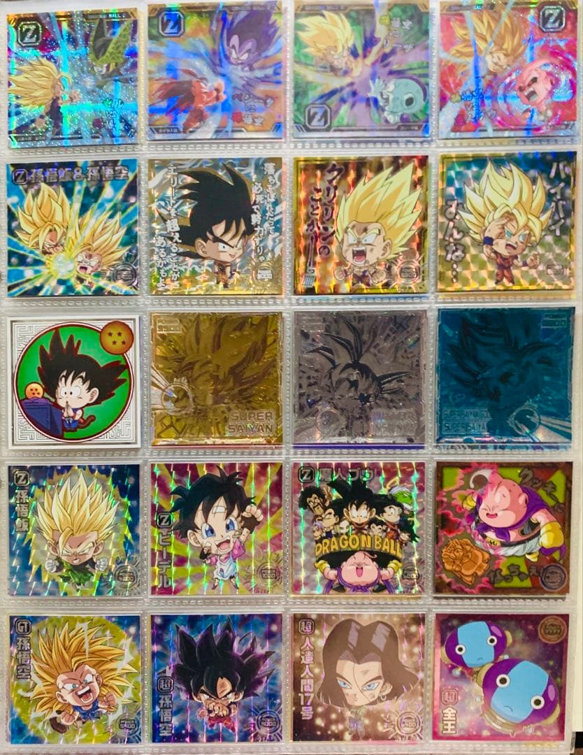 ドラゴンボール&ワンピース にふぉるめーしょんシール まとめ売り!!