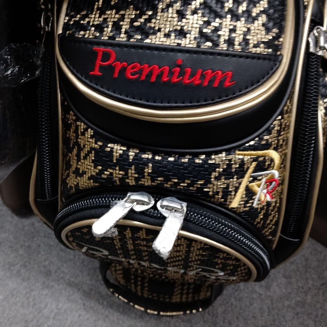 【新品、未使用】RomaRo　PREMIUM　ブラック/シルバー　キャディバッグ