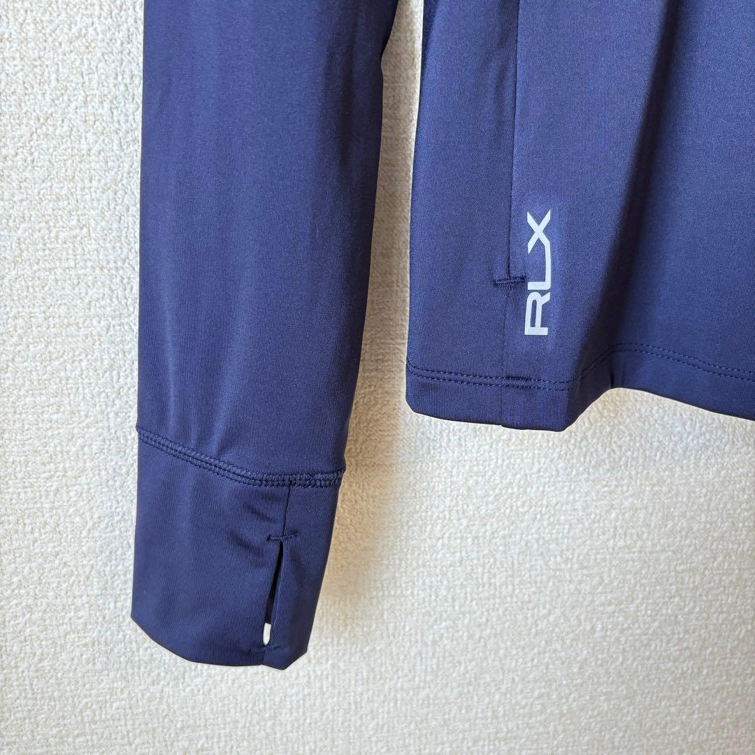 【極美品】 RLX ラルフローレン ゴルフ　ハーフジップ 紺 ストレッチ