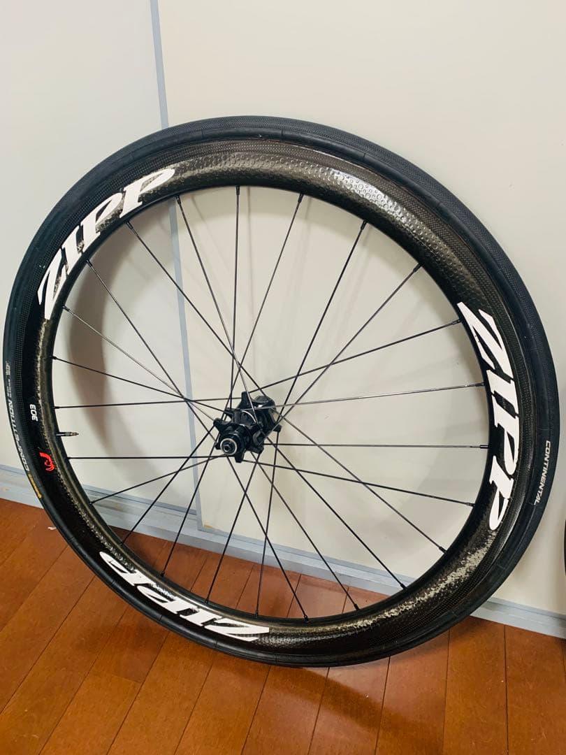 Zipp303 firecrest カーボンホイール　チューブラタイヤ