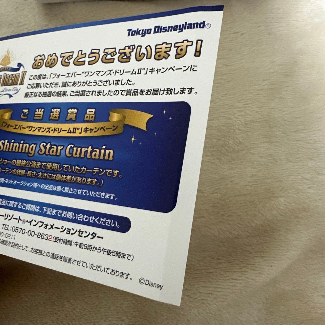 ディズニー　ワンマン　カーテン