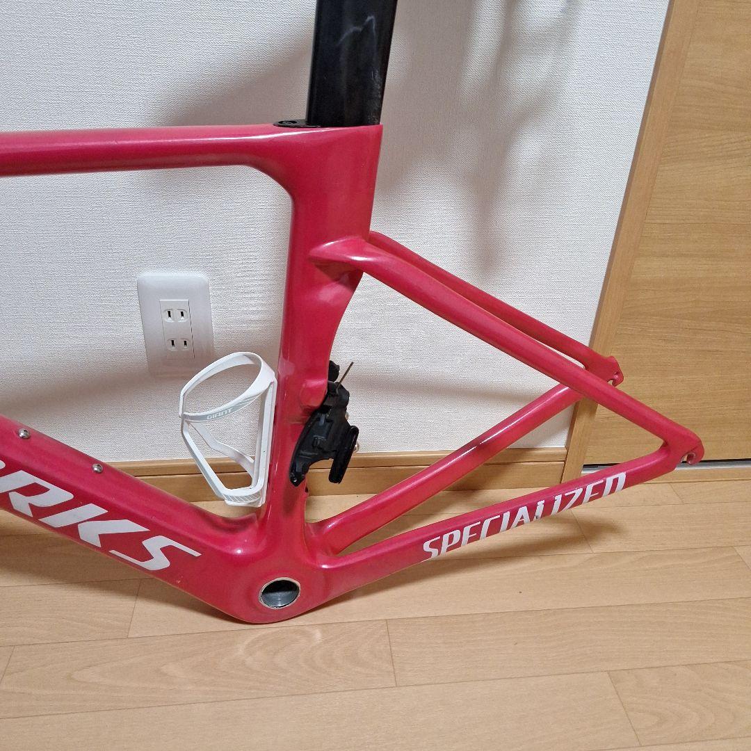 SPECIALIZED S-WORKS ロードバイクフレーム ピンク
