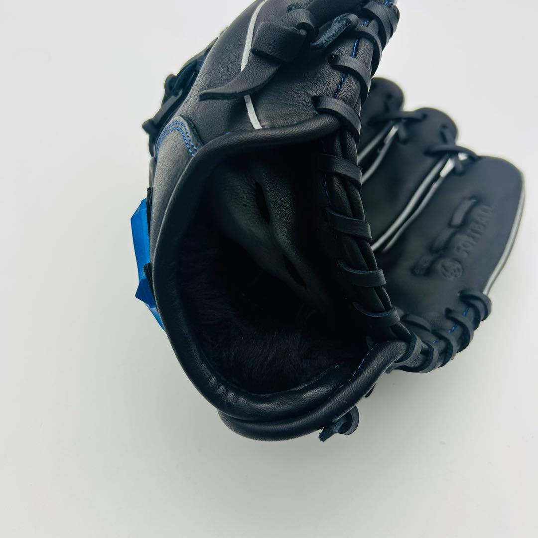 美品✨Mizuno ミズノ　ウィルドライブ ブルー　右投げソフトボール　グローブ