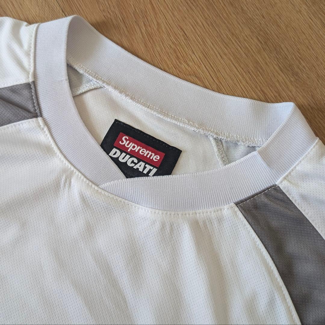 シュプリーム　ドゥカティ　Soccer Jersey Ｌ ホワイト