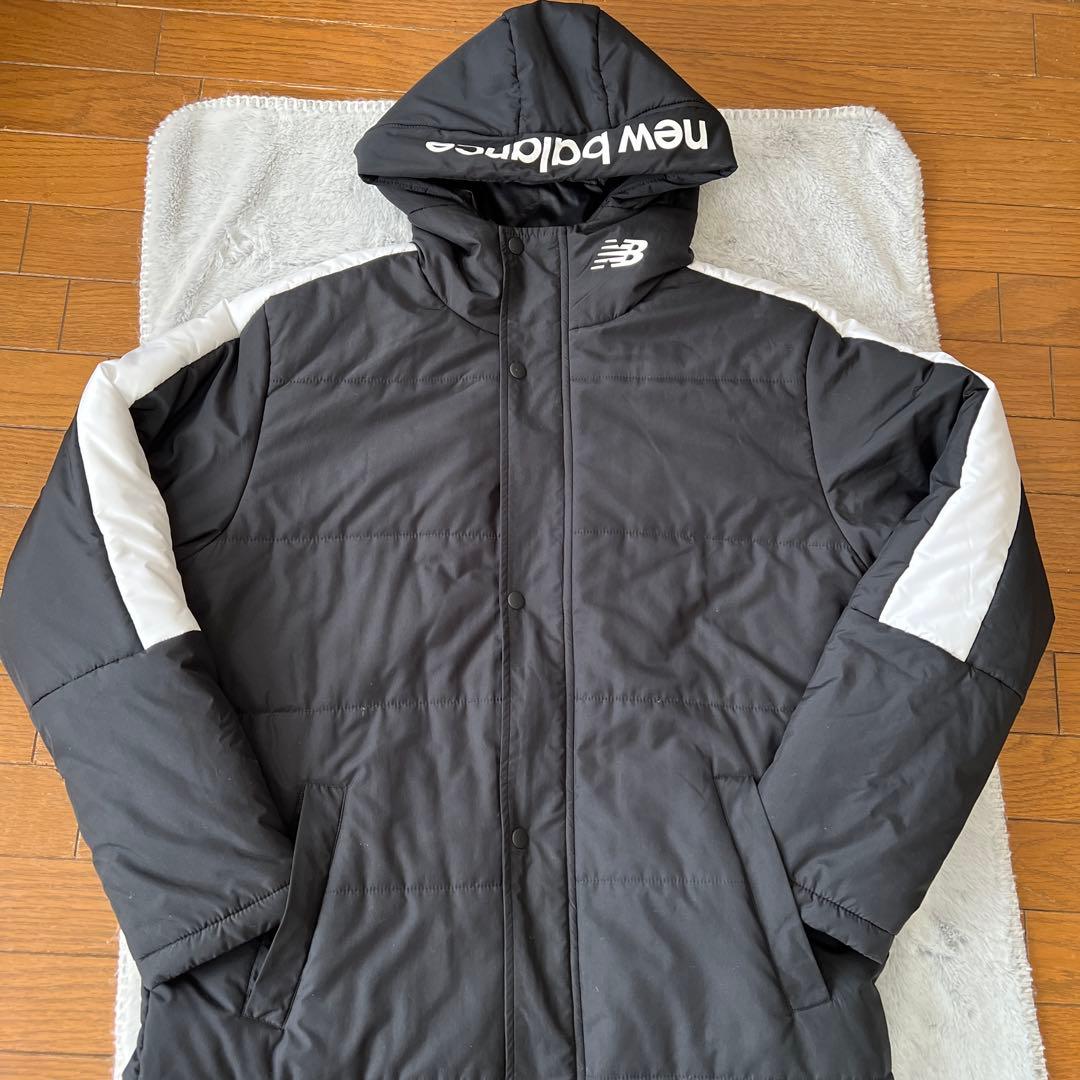 【未使用に近い極美品】【new balance】ベンチコート★Mサイズ★黒★