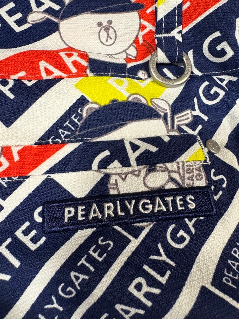 PEARLY GATES ロゴプリントパンツ