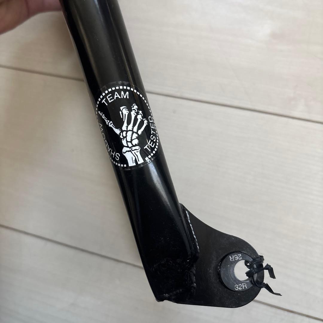 SHADOW BMXフロントフォーク ブラック