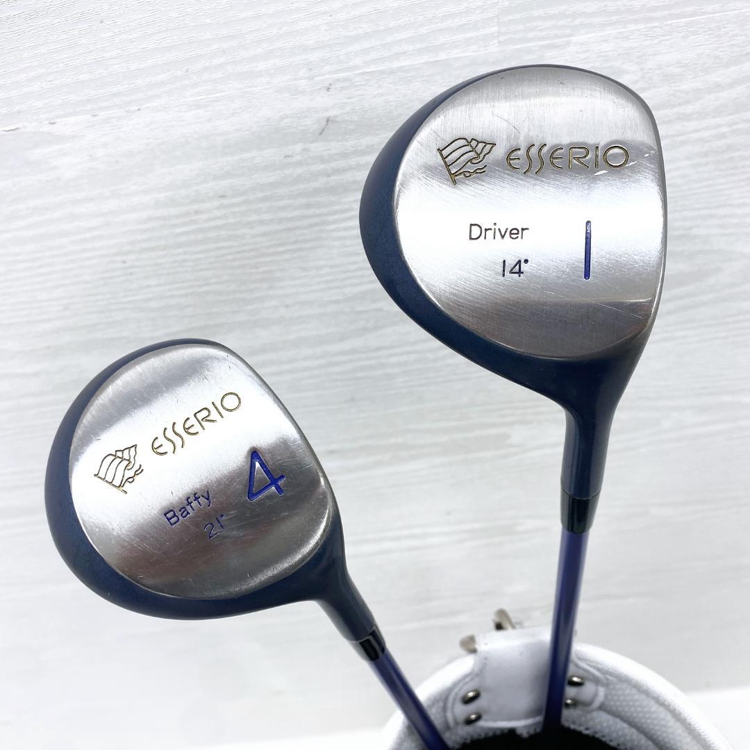 【格安‼】 ESSERIO レディース ゴルフ クラブ 初心者セット 8本 L