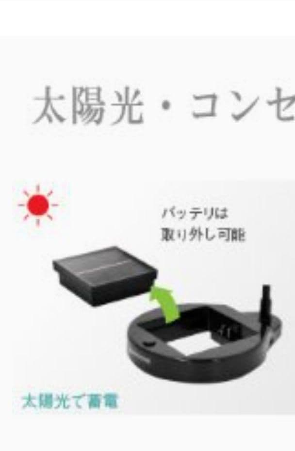 バラ売り不可【2点セット】GREEN HOUSE LEDソーラーライト