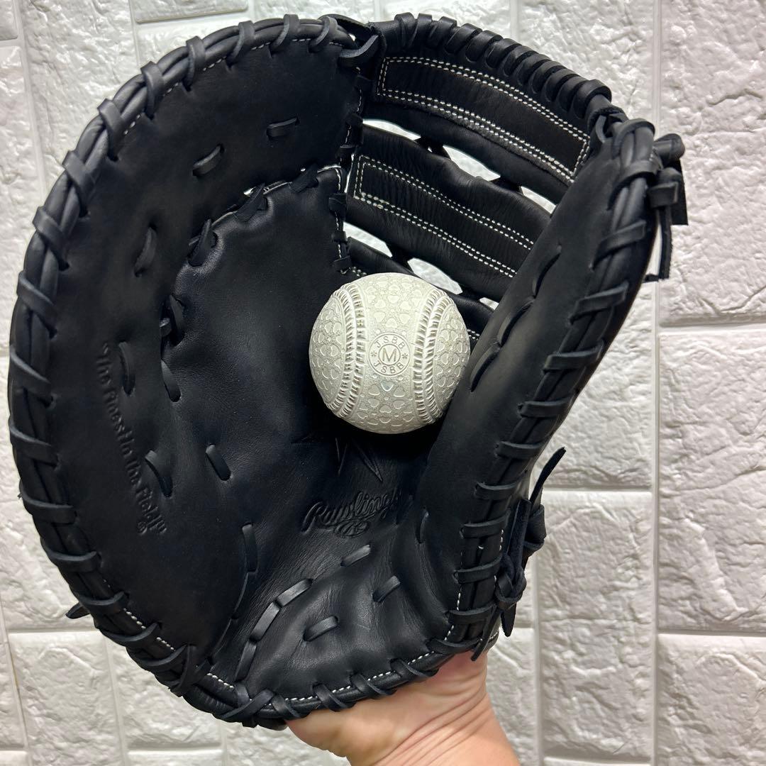 【美品】野球 一般 軟式 ファーストミット 左投げ Rawlings