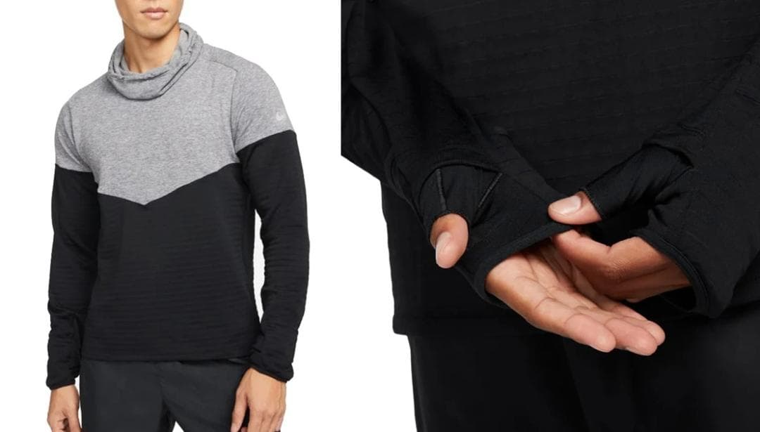 新品 NIKE ランディビジョン SP エレメント L/S トップ (L)　Ⓗ