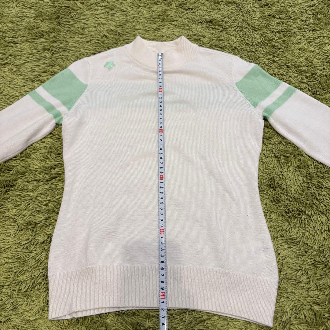DESCENTE GOLF デサントゴルフ ニット セーター ホワイト S