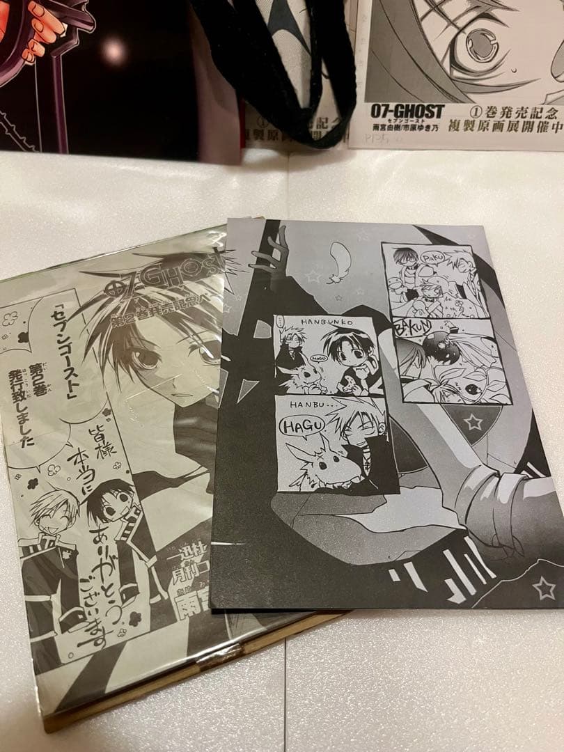 07-GHOST グッズセット 直筆サイン＋イラスト入り複製原画