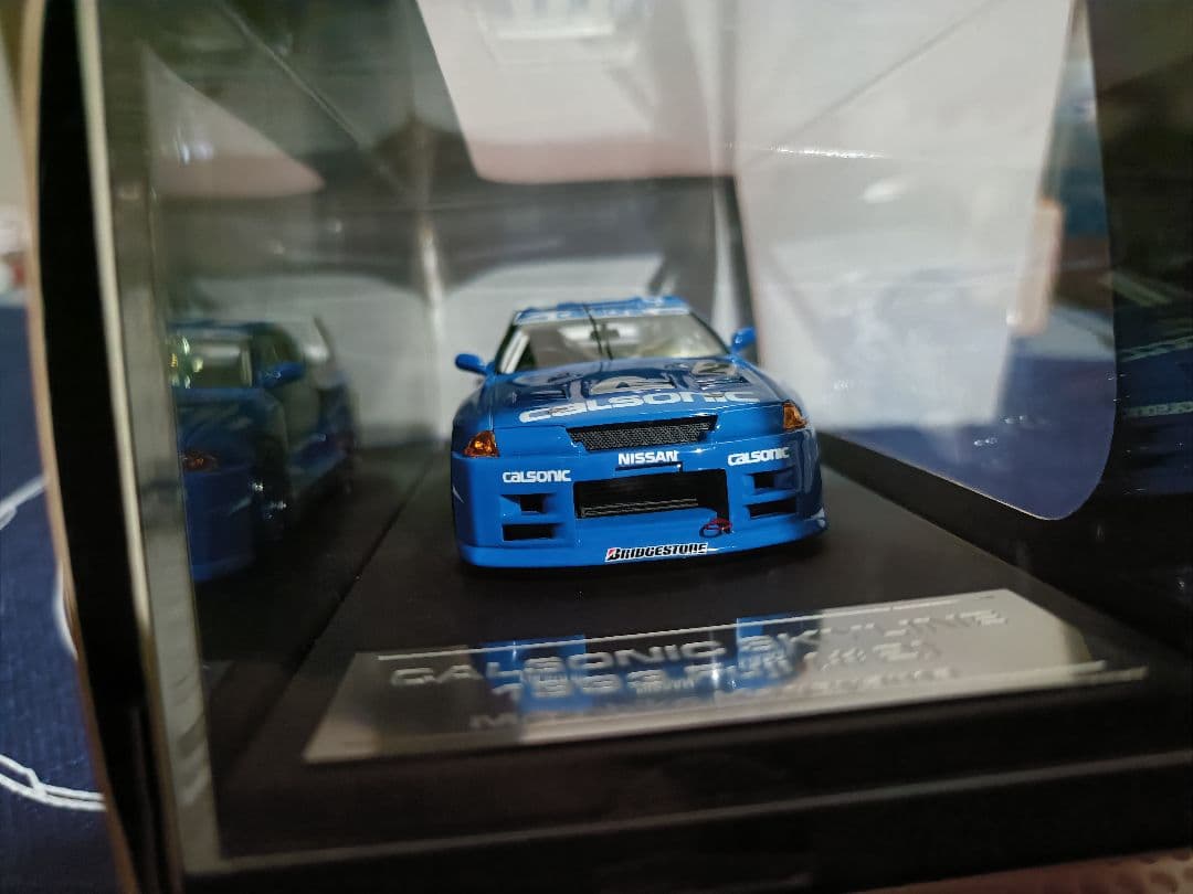ミニカー CALSONIC SKYLINE GT-R 1993.May Fuji HPI