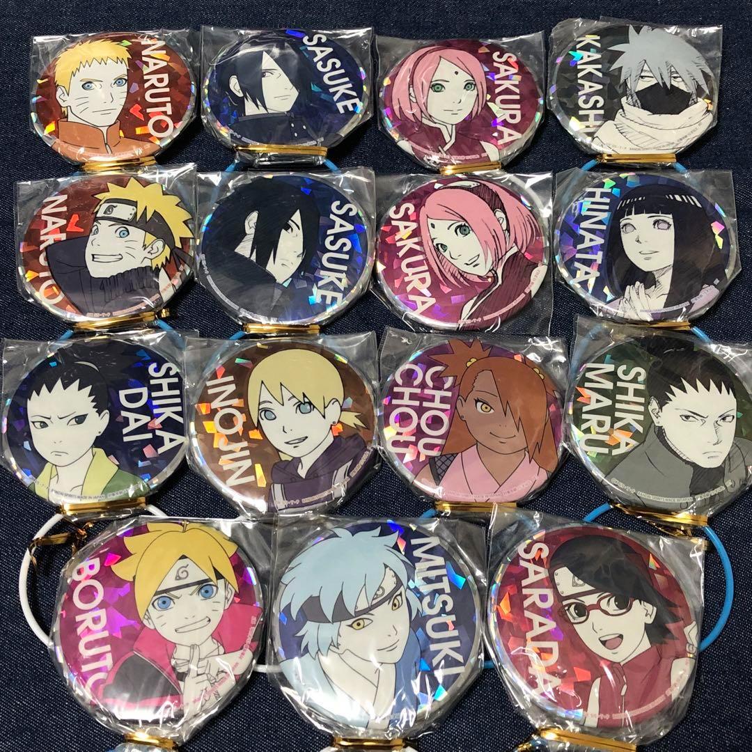 BORUTO NARUTO 缶バッジ シャイニーカラー 15点