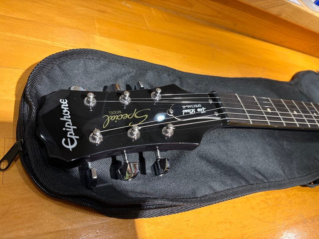 美品！　Epiphone LesPaul Special Ⅱ ブラック系トラ目