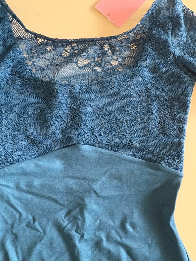 新品Chacott チャコット レース半袖レオタード S ¥10890