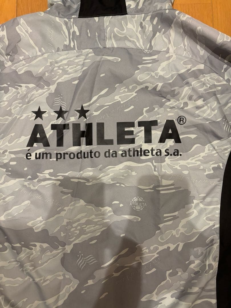 ATHLETA アスレタ ナイロンパーカー Mサイズ(裏起毛)