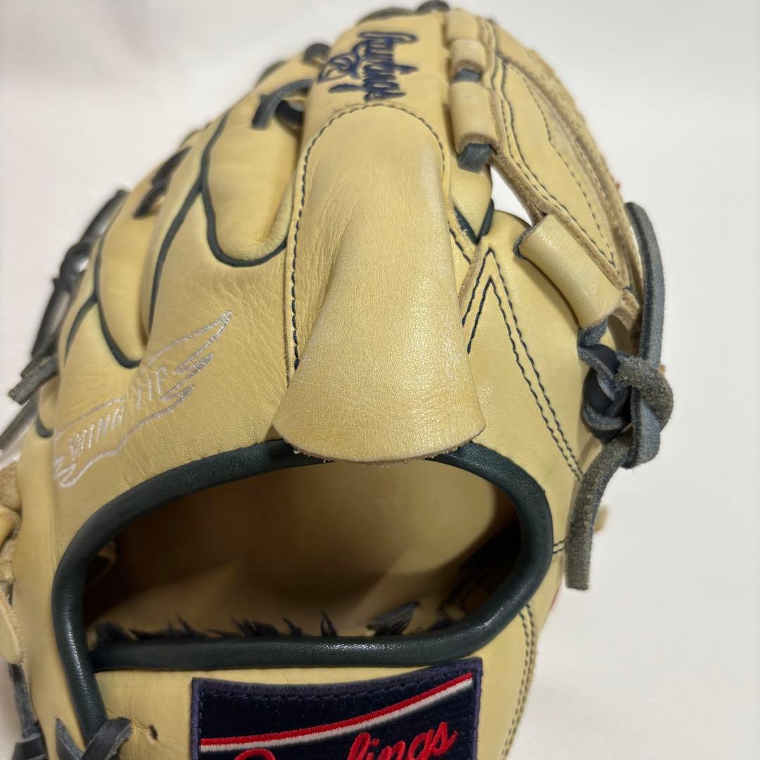 【投手用】ローリングス Rawlings 軟式グローブ クリーム/ホワイト系