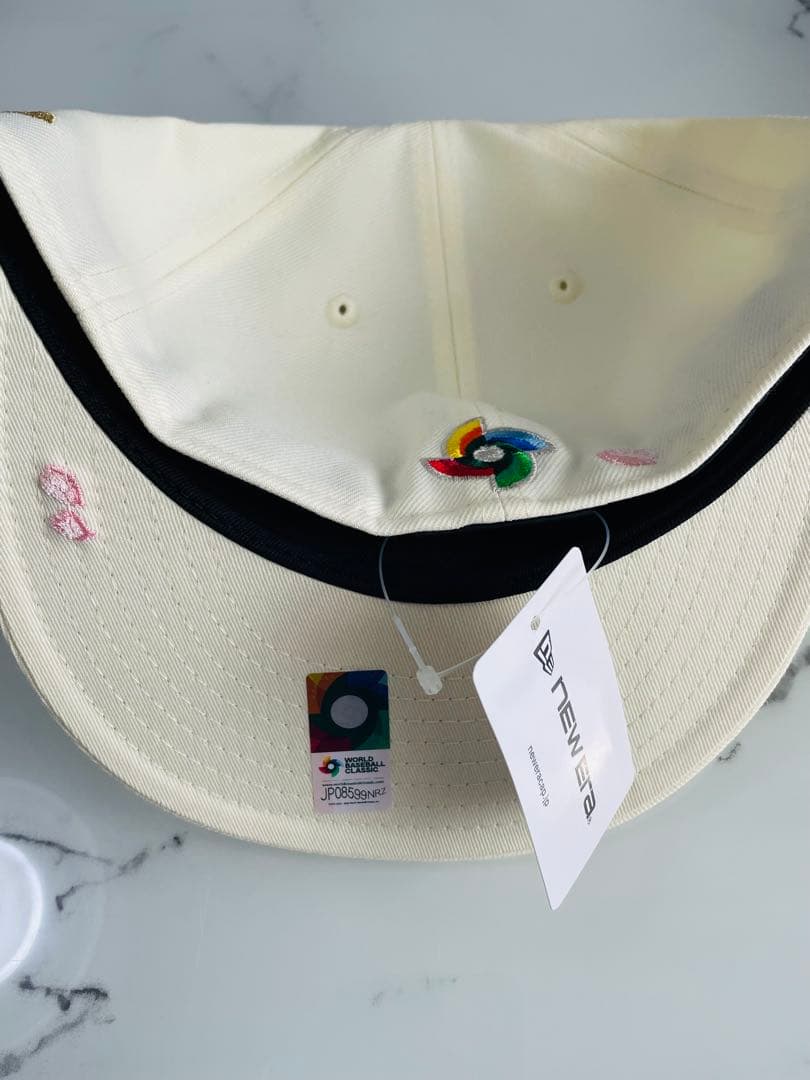 新品★WBC2026侍ジャパン 【桜ふぶきクロームホワイト】ニューエラ キャップ