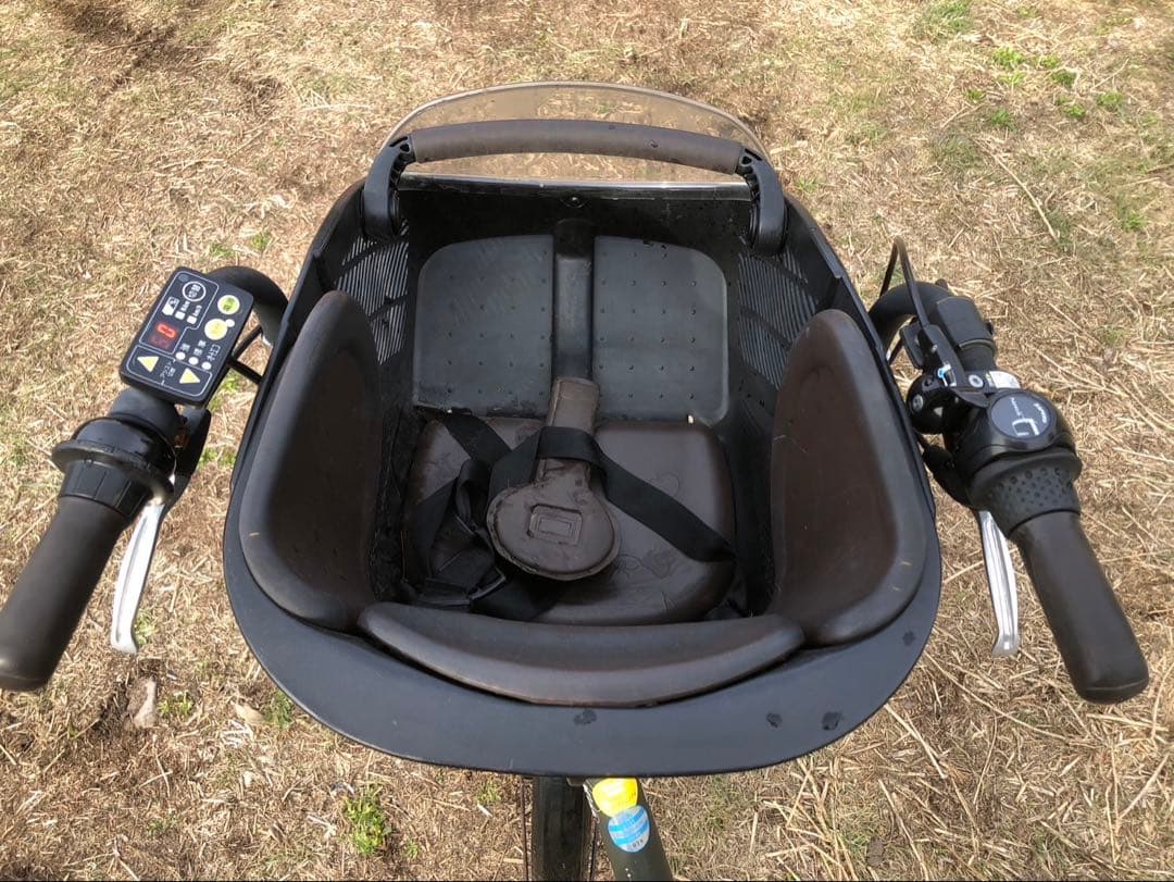 引き取り限定　ヤマハ電動アシスト自転車 PAS Kissチャイルドシート付き