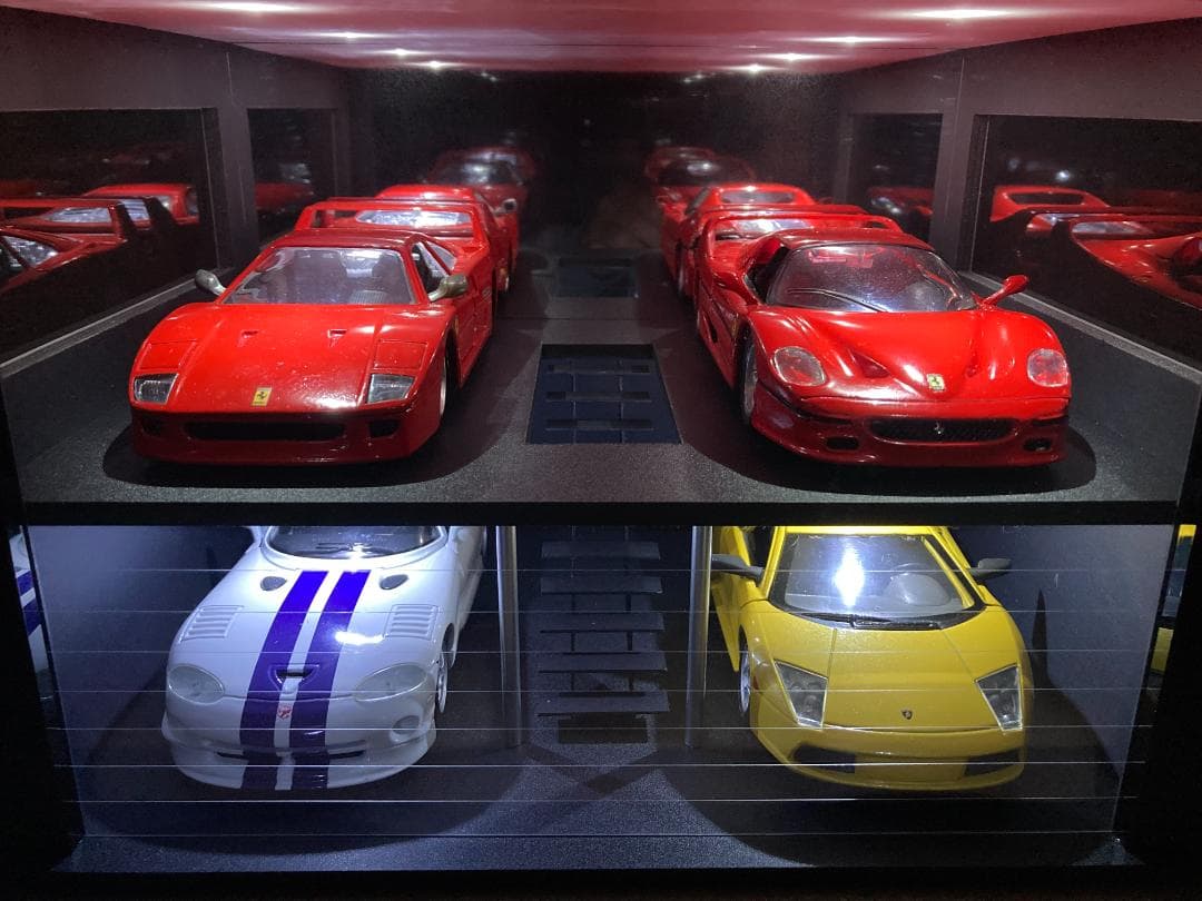 モデルカー専用ジオラマ：1/24 ショールーム＆ガレージⅠ／訳ありSALE！