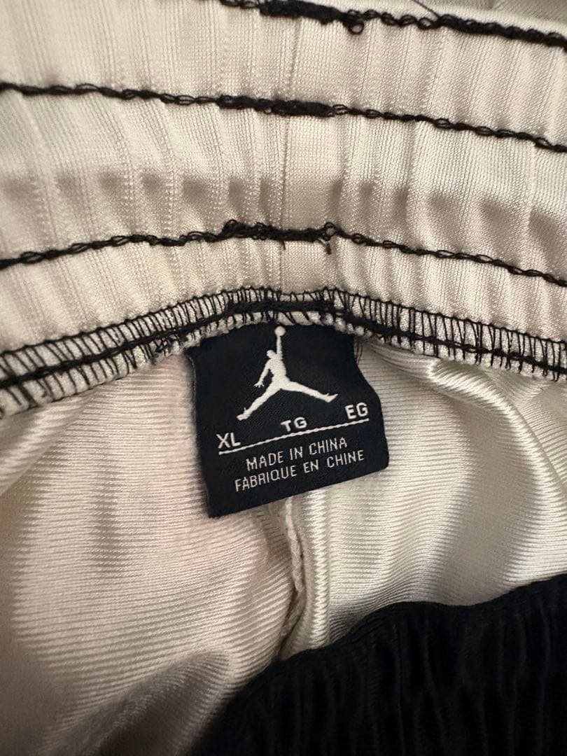Jordan バスケットボールパンツ XL 黒/赤/蛍光オレンジ