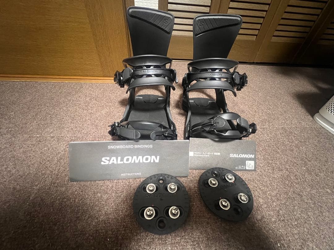 SALOMON スノーボードビンディング ブラック