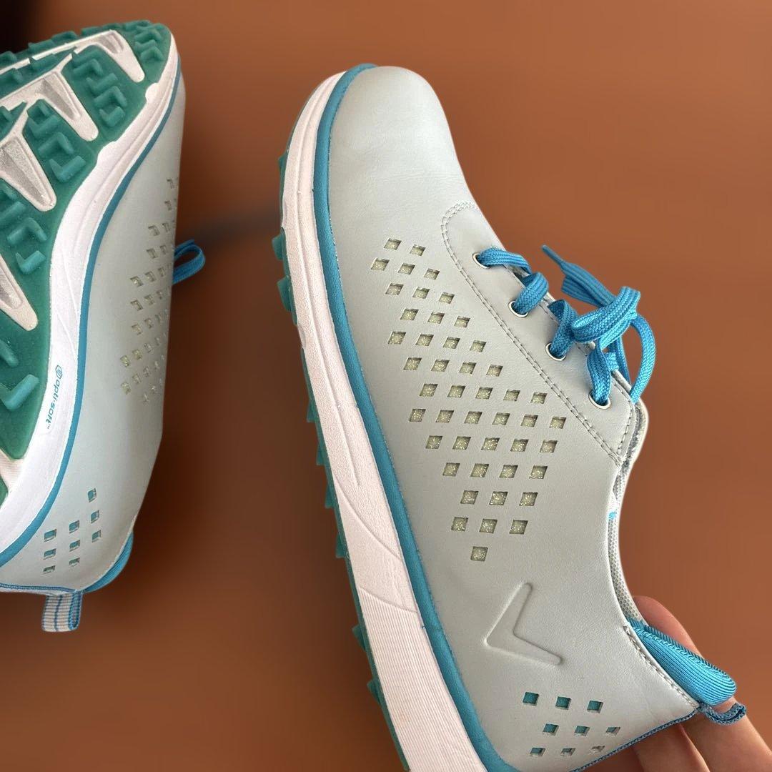 Callaway ゴルフシューズ 女性用 ライトブルー