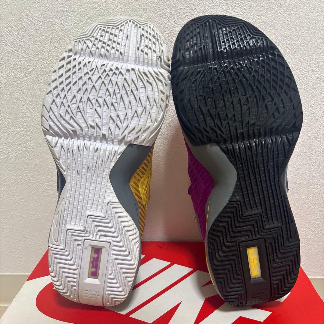 NIKE バスケットシューズ イエロー/パープル