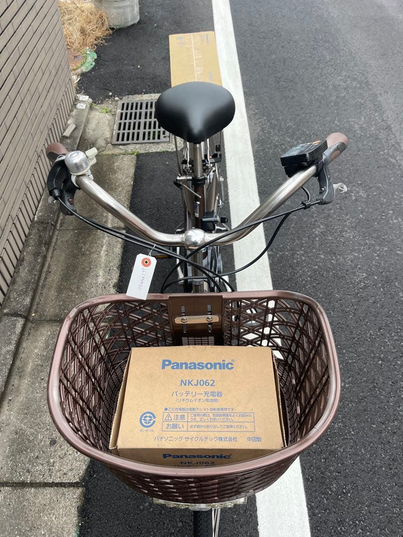 【新品バッテリー8.9ahブラウンパナソニック電動アシスト自転車26CPNA30