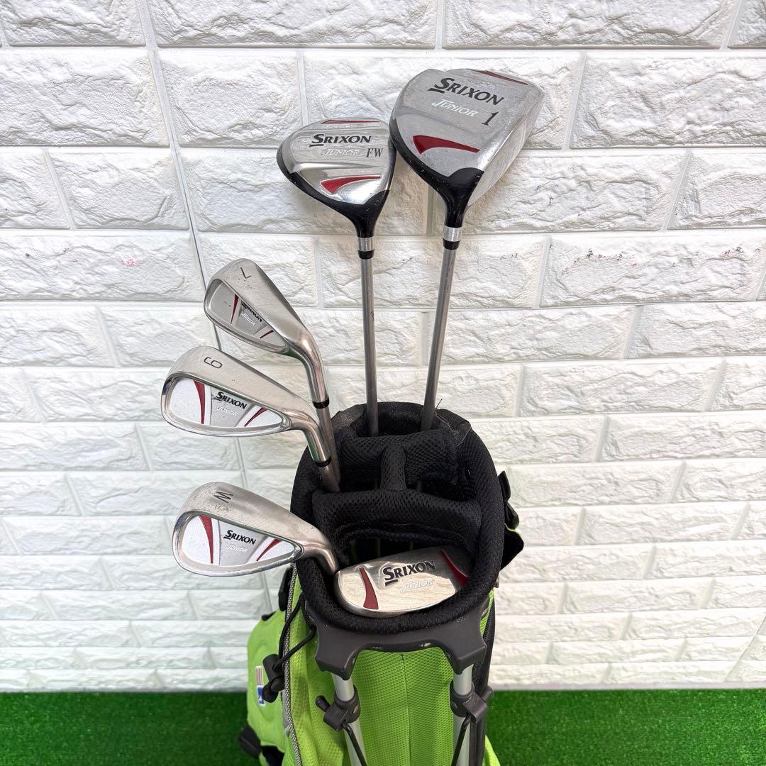 ジュニア　ゴルフセット　SRIXON 打感良好　すぐ使用　135cm-145cm