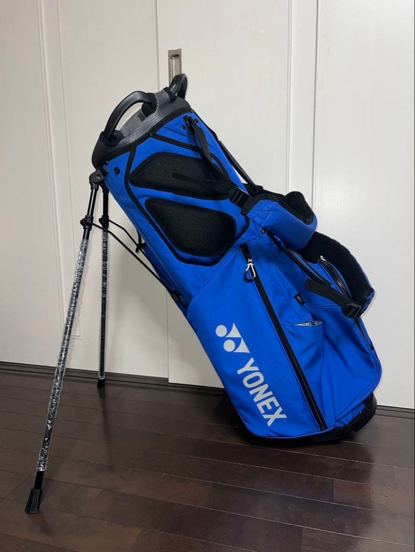 YONEX スタンド式キャディバッグ 青　新品