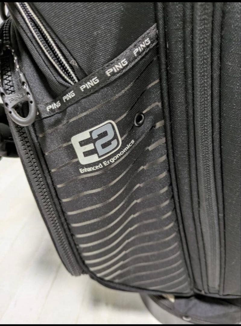 PING E2 ブラックキャディバッグ
