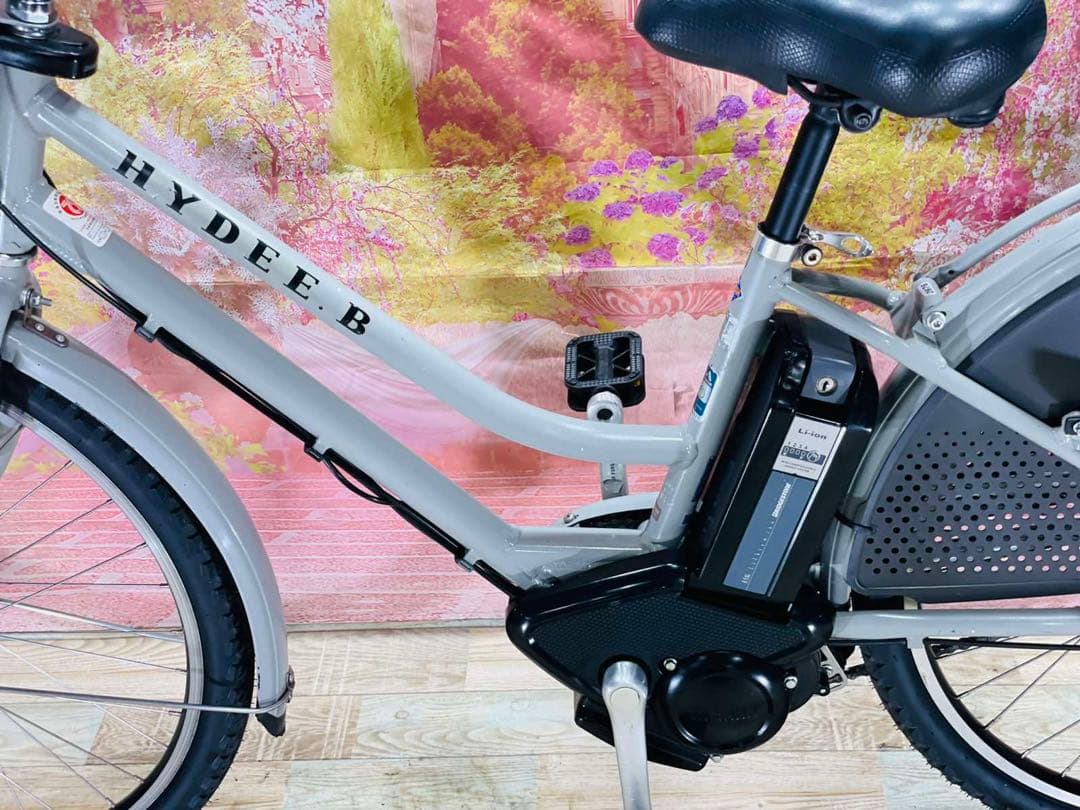 K2676 電動自転車ブリヂストン ハイディー 子供乗せ 26インチ 送料無料