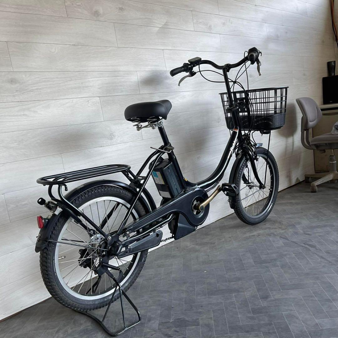 電動アシスト自転車 ブラック 前カゴ付き
