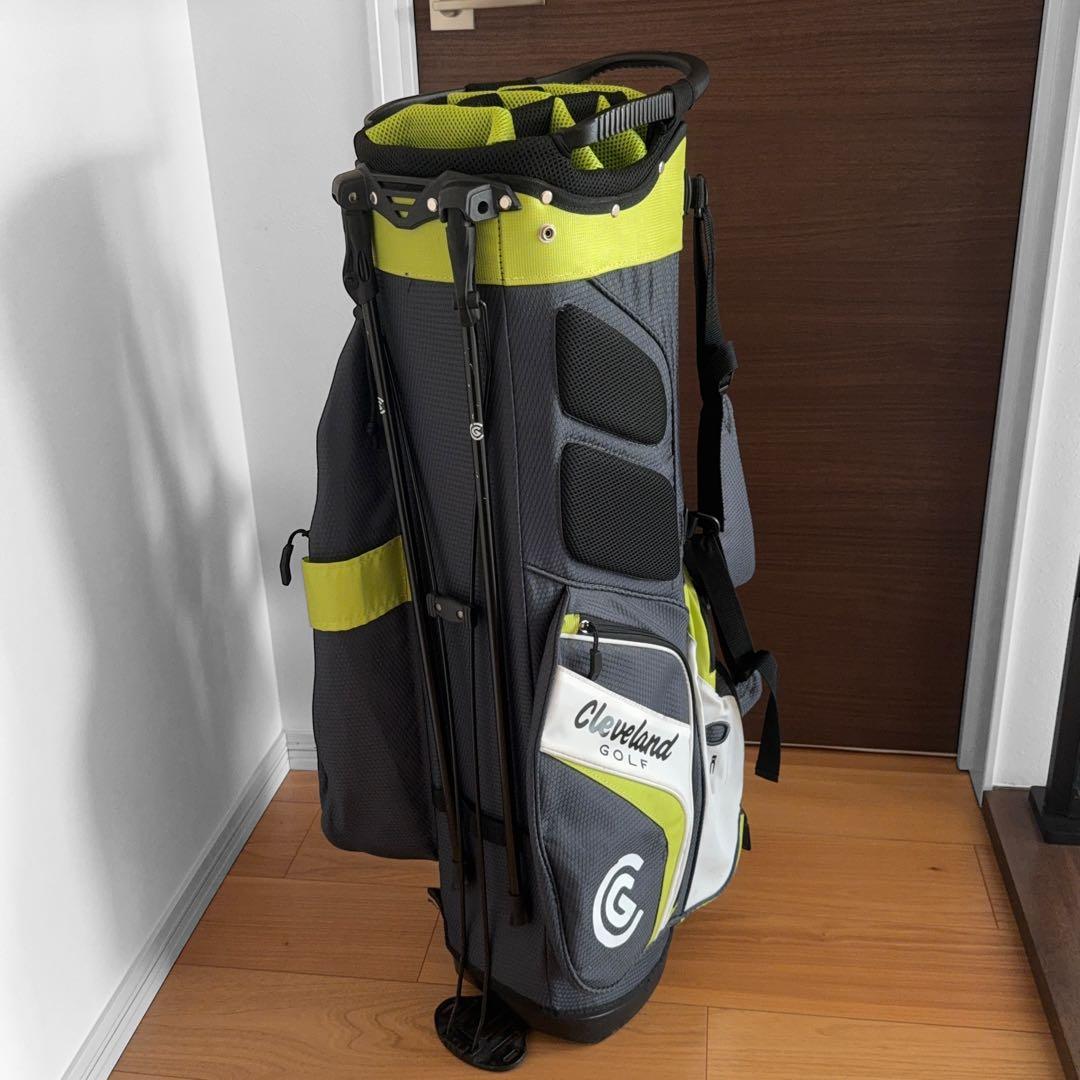 Cleveland Golf スタンド式キャディバッグ ブラック グリーン